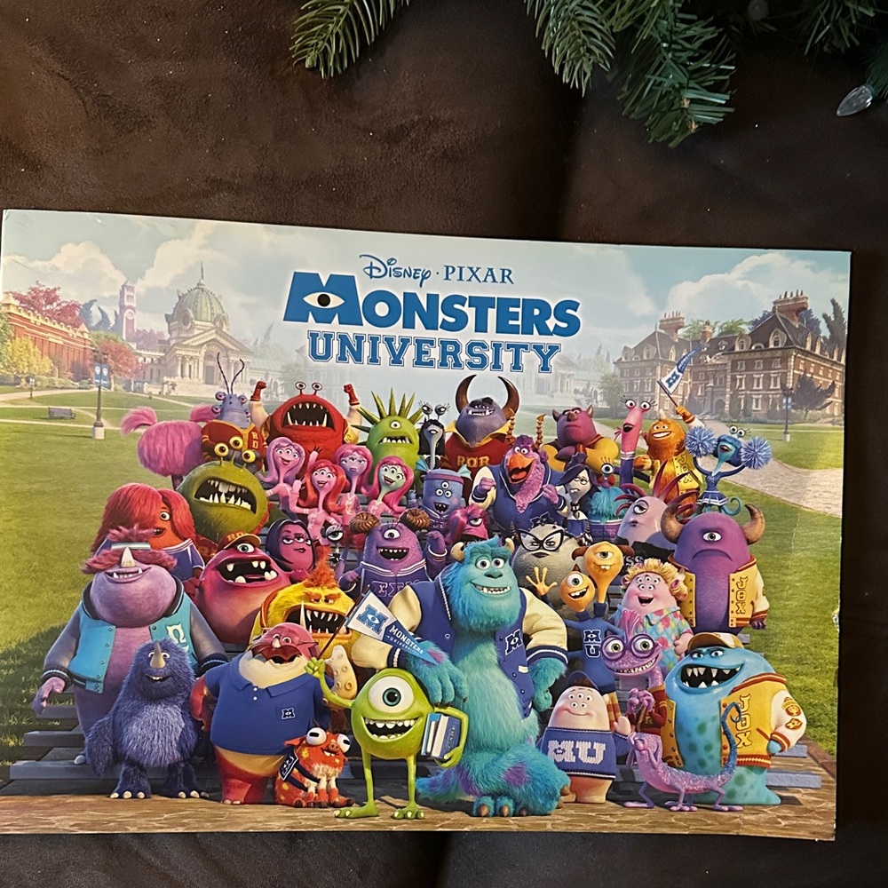 2013 Disney Lithograph Pixar Monsters University